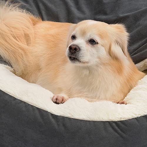 Cozy 30" Medium Dog Cave Bed w/ Blanket - Washable Orthopedic Puppy Nest - Image 9
