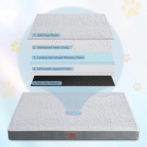 Orthopedic XL Dog Bed 42" – Memory Foam, Waterproof, Washable Cover - Image 5