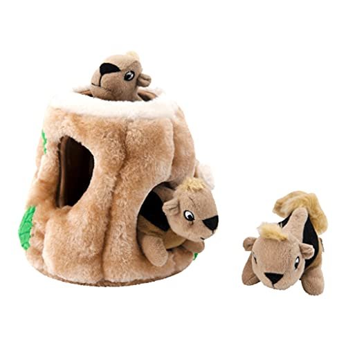 Interactive Squeaky Squirrel Puzzle Plush Dog Toy - Mental Stimulation for Medium Dogs - Image 6