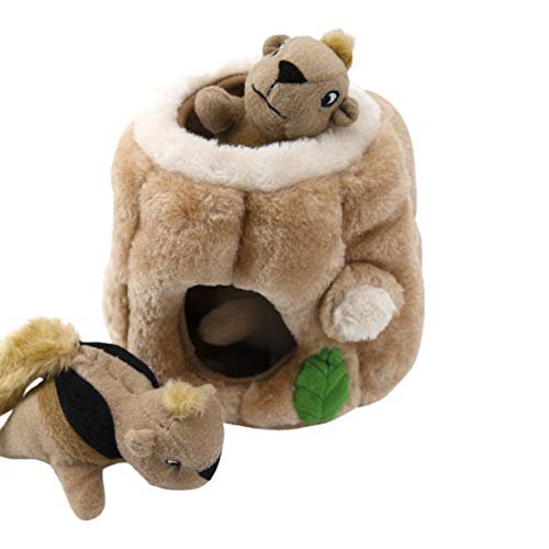 Interactive Squeaky Squirrel Puzzle Plush Dog Toy - Mental Stimulation for Medium Dogs - Image 8