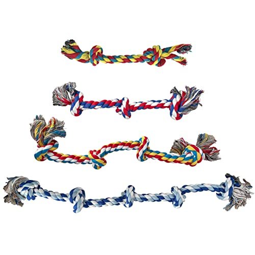 Durable 12" Knotted Rope Chew Toy for Large Dogs – Tough & Fun - Image 5