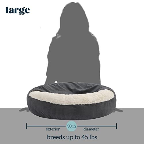 Cozy 30" Medium Dog Cave Bed w/ Blanket - Washable Orthopedic Puppy Nest - Image 5