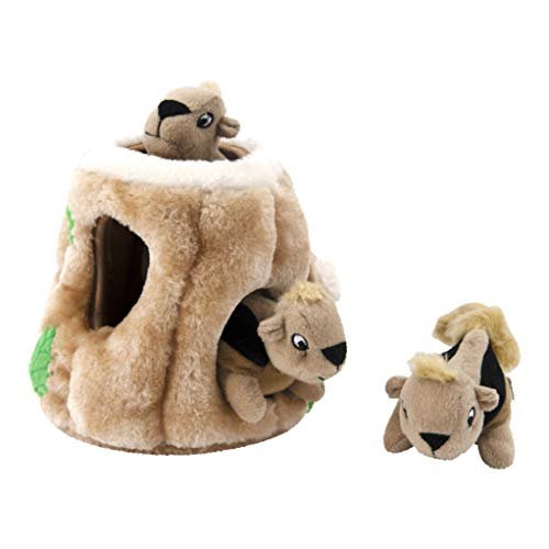Interactive Squeaky Squirrel Puzzle Plush Dog Toy - Mental Stimulation for Medium Dogs - Image 9