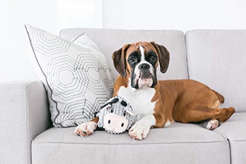 Outward Hound Fattiez Pig Plush Squeaky Dog Toy - Cute Small Pet Chew Toy - Image 5