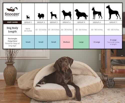 Cozy Cave Covered Dog Bed for Large Dogs – Calming & Washable Design - Image 5