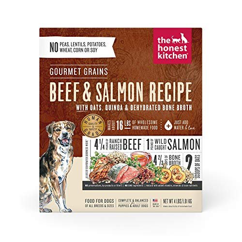The Honest Kitchen Gourmet Grains Beef & Salmon Recipe Dehydrated Dog Food, 4 lb box