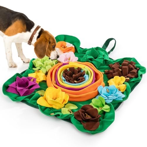 PUHOHUN Snuffle Mat for Dogs -Interactive Dog Toys to Keep Them Busy | Puppy Puzzle Slow Feeder Treat| Dog Lick Mat Enhancement