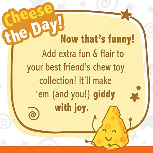 Nylabone Cheese Flavor Dog Chew Toy, Durable for Aggressive Chewers - Image 3