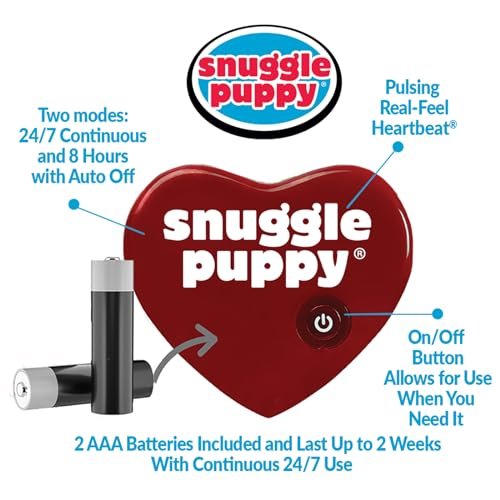Snuggle Puppy Small Breed Anxiety Relief Toy w/ Heartbeat & Heat - Image 4
