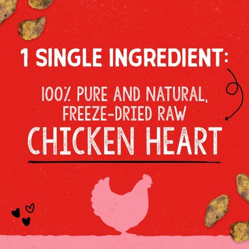 Stella & Chewy's Chicken Hearts: Protein-Packed Raw Freeze-Dried Dog Treats - Image 3