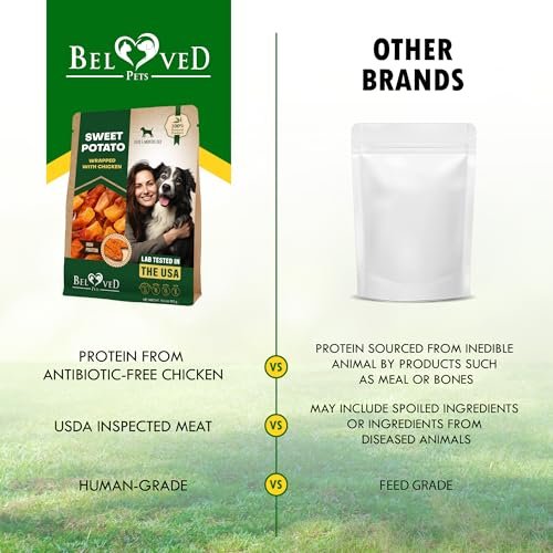 Organic Chicken Sweet Potato Dog Treats | Grain Free Training Chews USA Made - Image 6