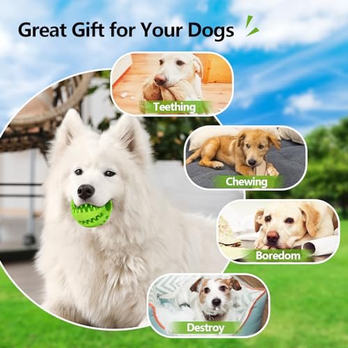 Interactive Dog Treat Toys: Durable Rubber Chew Balls for Small & Medium Dogs - Image 6