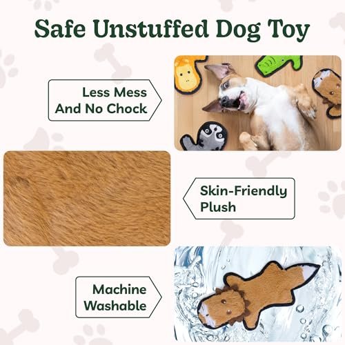Indestructible Dog Toys: Squeaky Chew Toy for Aggressive Dogs, Tough Teething Relief - Image 4