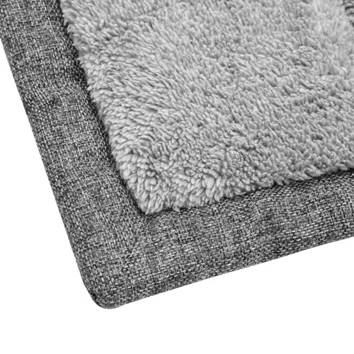 Portable Dog Bed Roll for Camping, Travel, Outdoor Medium Large Dogs, Washable Grey Mat - Image 7