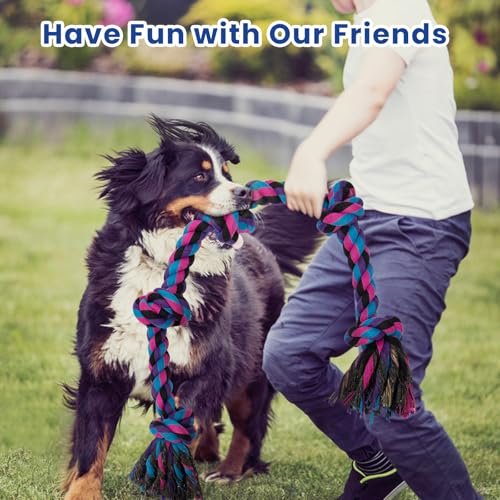 Tough Dog Rope Toys 2-Pack: Indestructible Chew Toys for Large Dogs - Image 7