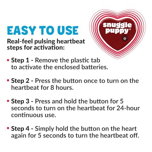 Snuggle Puppy Small Breed Anxiety Relief Toy w/ Heartbeat & Heat - Image 5