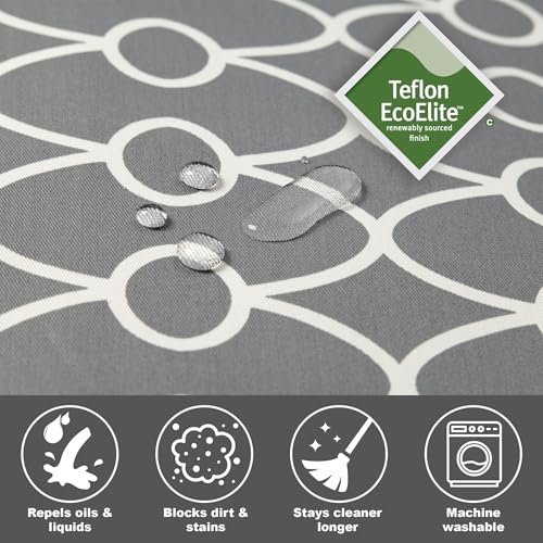 Orthopedic Egg Crate Pet Bed with Teflon Protector, Medium Gray - Image 5