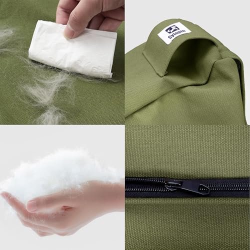 Sytopia 42" Chew Proof Dog Bed - Waterproof Outdoor Canvas XL - Image 4