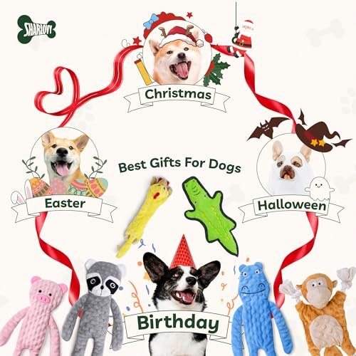 Indestructible Dog Toys: Squeaky Chew Toy for Aggressive Dogs, Tough Teething Relief - Image 6