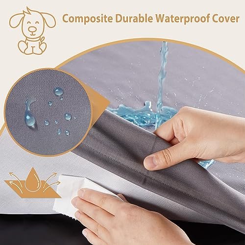 Orthopedic Waterproof Dog Bed for Large Breeds with Washable Cover - Image 3