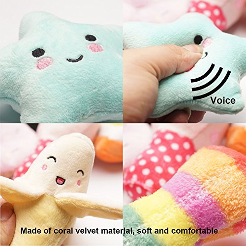 Small Dog Squeaky Toys: 9 Pack Cute Puppy Chew Toys Variety Colors - Image 5