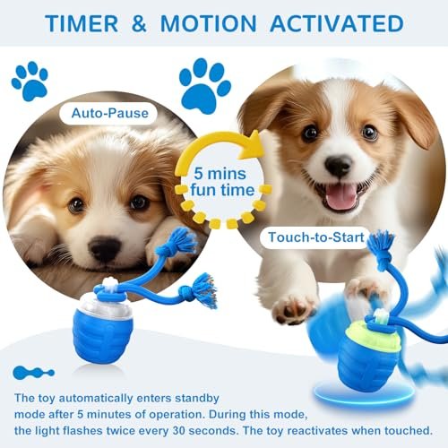 Interactive Dog Ball Toy: Motion Activated, USB Rechargeable, Training & Play - Image 5