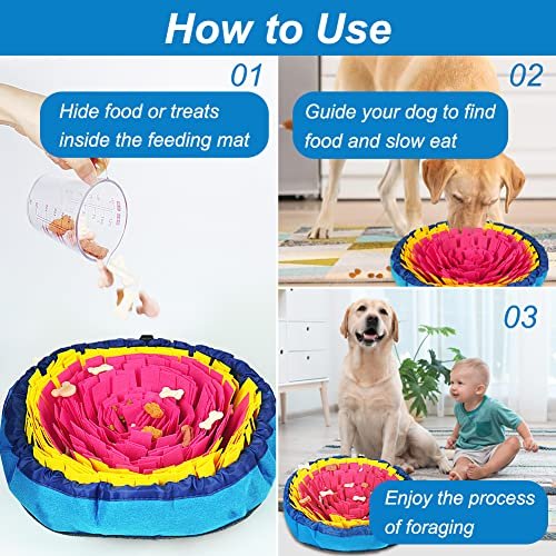 Dog Snuffle Mat: Mental Stimulation Toy for Slow Feeding & Boredom Relief - Image 9