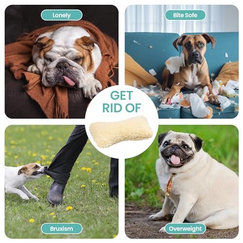 Soft Fleece Dog Toy with Squeaker | Calming Fetch Chew Toy for All Dogs - Image 5