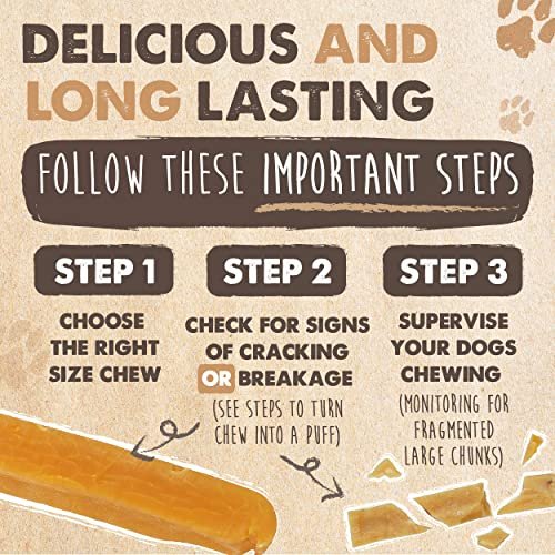 Mighty Paw Yak Cheese Dog Chews Large 4 Pack – High Protein Treats - Image 4