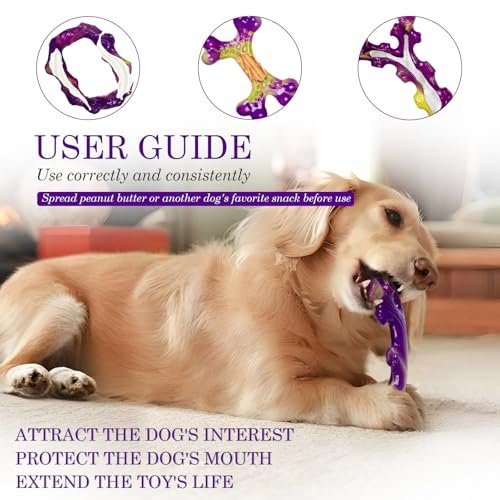Indestructible Dog Toys for Aggressive Chewers - 3 Pack Bacon Flavor - Image 4