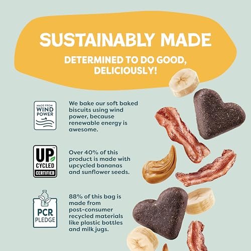 Grain-Free Banana & Bacon Dog Treats for Large Senior Dogs USA-Made - Image 7
