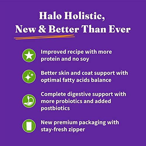 Halo Vegan Adult Dog Food, Holistic Plant Protein, Digestive Health, 10lb - Image 3