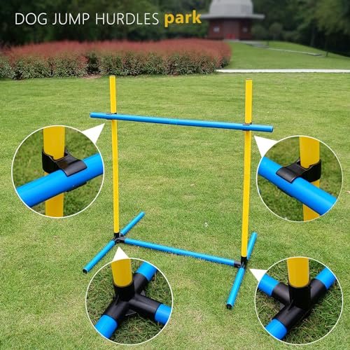MAICOBI Dog Agility Training Set: Hurdles Obstacle Course for Indoor & Outdoor Use - Image 3
