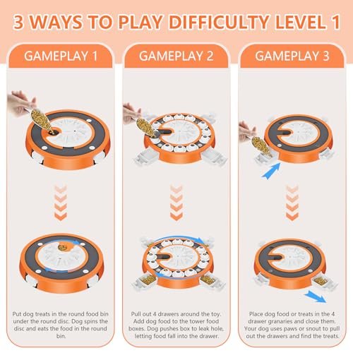 Interactive Level 3 Dog Puzzle Toy – Treat Dispenser & Brain Game - Image 3