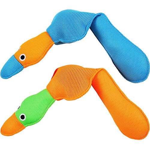 Floating Duck Dog Toys for Pool & Water Play - Squeaky Fetch Training Toy 2 Pack - Image 3
