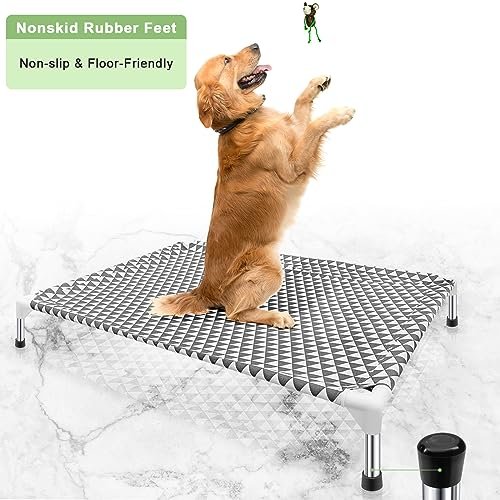 Large Elevated Outdoor Dog Bed - Non-Slip, Cotton, Holds up to 100lbs - Image 6