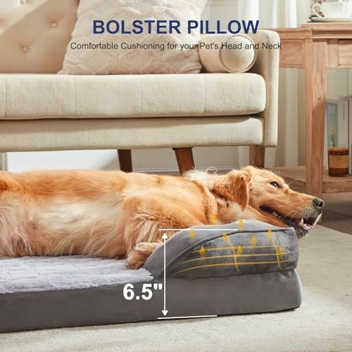 Orthopedic Large Dog Bed XL Washable Memory Foam Pet Sofa Couch Mattress - Image 2