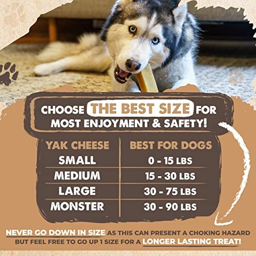 Mighty Paw Yak Cheese Dog Chews Large 4 Pack – High Protein Treats - Image 3