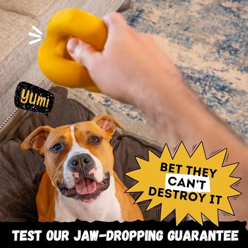 Durable Dog Chew Toy for Large Dogs - Indestructible Ring Ball, Lifetime Guarantee - Image 4