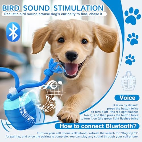 Interactive Dog Ball Toy: Motion Activated, USB Rechargeable, Training & Play - Image 6