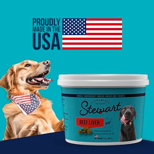Stewart Beef Liver Dog Treats 21oz – Freeze-Dried, High Protein Snack - Image 4