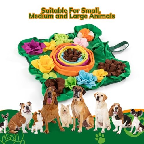 PUHOHUN Dog Snuffle Mat & Lick Pad Combo - Interactive Puzzle Feeder - Image 4