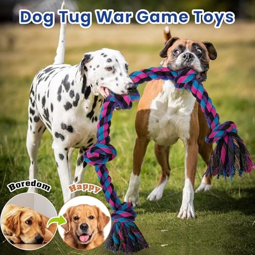 Tough Dog Rope Toys 2-Pack: Indestructible Chew Toys for Large Dogs - Image 6