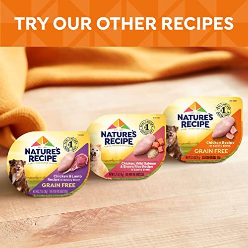 Nature's Recipe Chicken & Salmon Wet Dog Food, 2.75oz, 12-Pack - Image 8