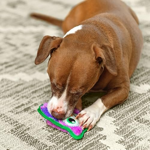 Tough Plush Owl Dog Toy - Squeaky No-Stuffing Interactive Pet Chew Toy - Image 5