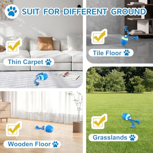 Interactive Dog Ball Toy: Motion Activated, USB Rechargeable, Training & Play - Image 3