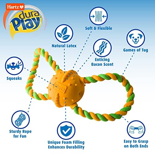 Bacon-Scented Dog Chew Toy | Durable Medium Large Breed Dog Toy | Long-Lasting - Image 2