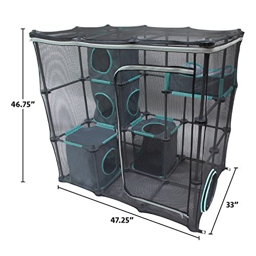 Kitty City Outdoor Catio Furniture Large Cat Enclosure Playground Kit - Image 7