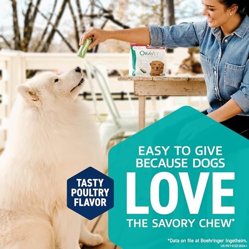 ORAVET Dental Chews for Large Dogs Over 50 lbs - 30 Count Pack - Image 8