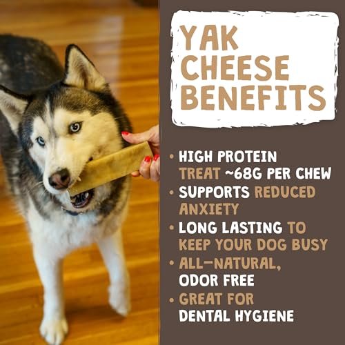 Mighty Paw Yak Cheese Dog Chews Large 4 Pack – High Protein Treats - Image 2